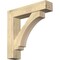 Ekena Millwork Imperial Block Rough Sawn Bracket w/ Offset Brace, Douglas Fir, 8"W x 36"D x 36"H BKT0806X36X36IMP05RDF - alternate 1